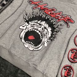 Grey Hellstar Sweater.    S,m,