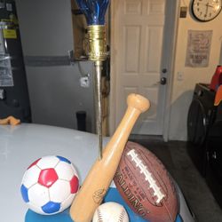 Vintage 1990 Sports Lamp
