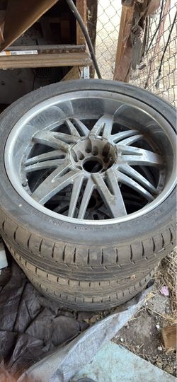 Alloy Wheels with Tires Set