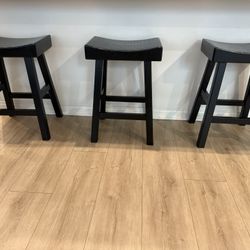 Solid Wood Counter Stools 