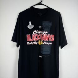 Chicago Blackhawks 2013 Stanley Cup Champions T Shirt Size Large Brand New 