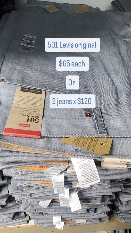 Levis 501 Grey Original