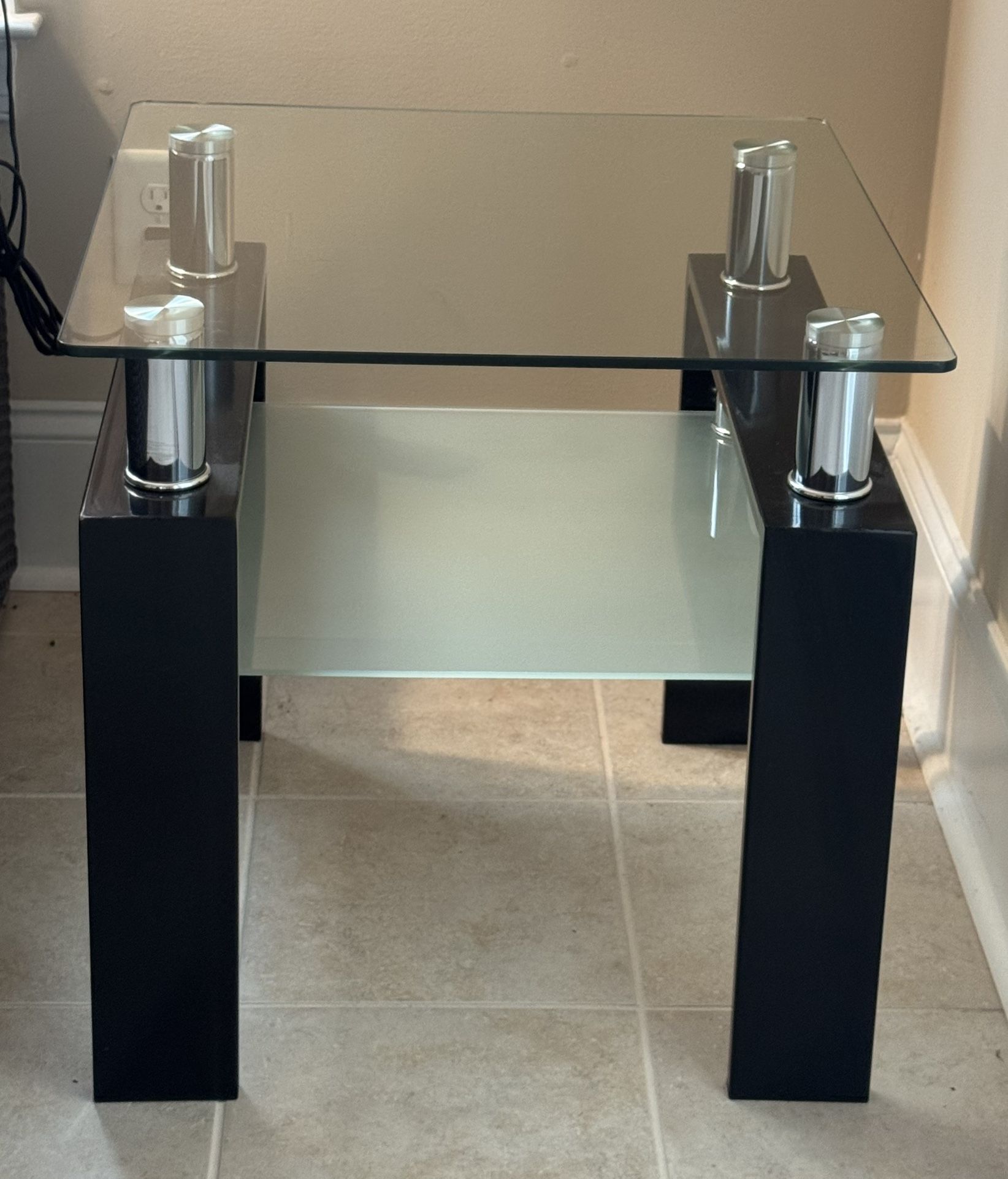 Glass end Table