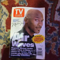 1996 TV Guide With Michael Jordan On Cover