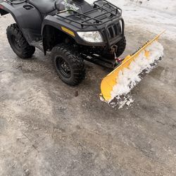 2018 Artic cat 700 plow