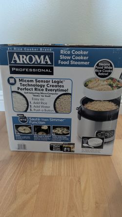 Aroma rice slow cooker steamer