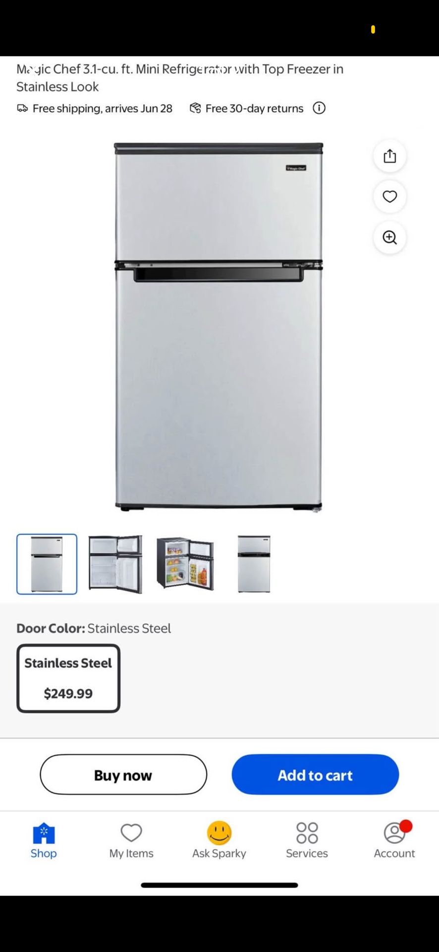 Magic chef mini fridge