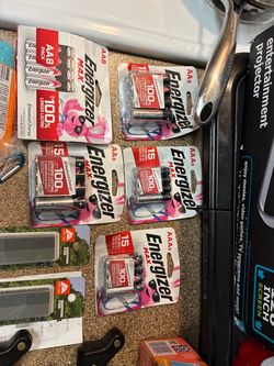 AA batteries and AAA batteries 🔋 six dollars each new in a box