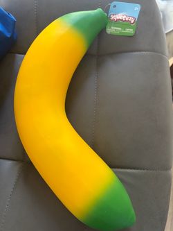 Squeeezy Banana Squishy Toy