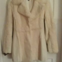 Babe Made In Sheepskin Coat Made Of Natural Rabit Fur
