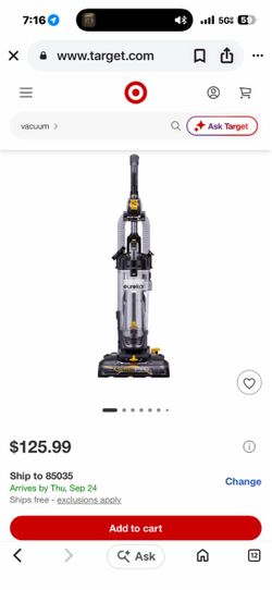 Eureka PowerSpeed Upright Vacuum