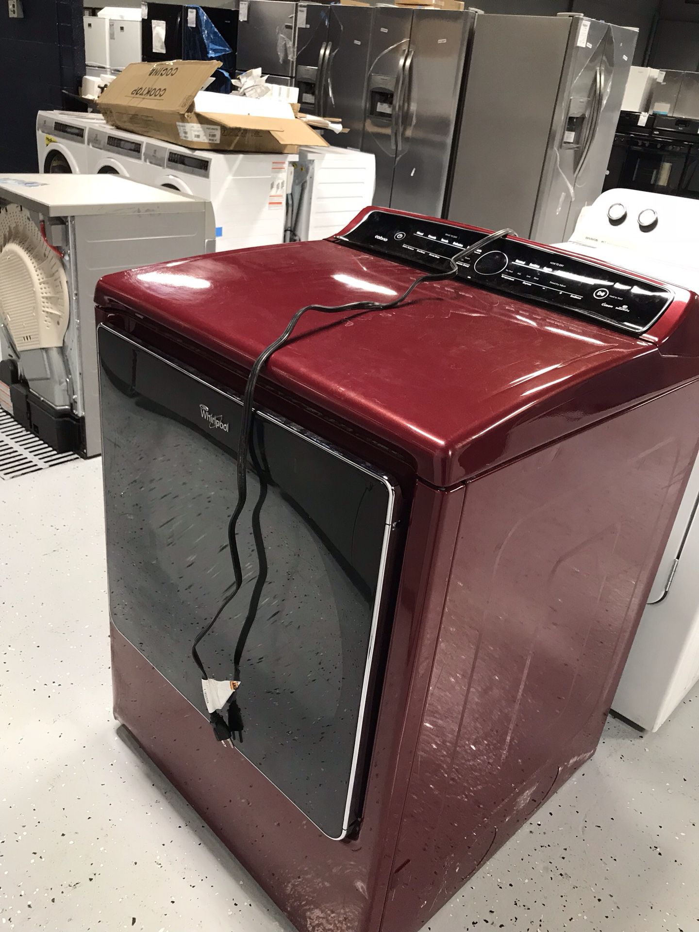 Whirlpool red washer