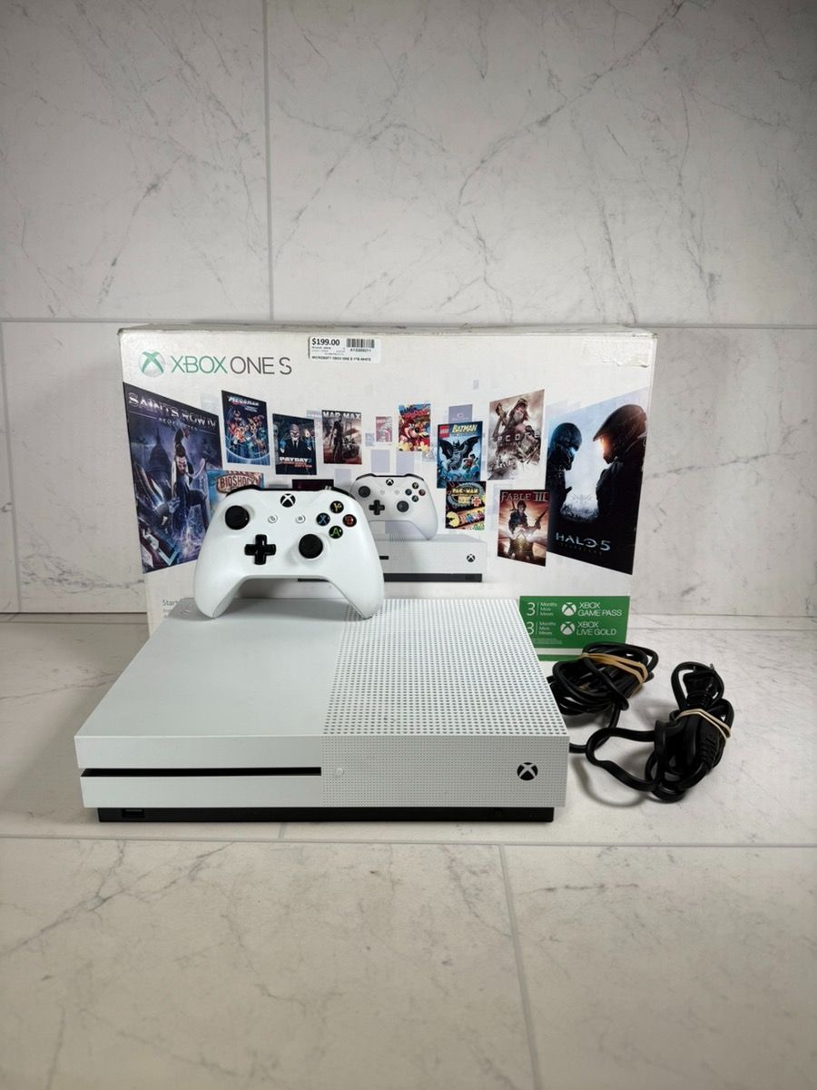 Microsoft Xbox One S 1TB Console β White (A1G009211)