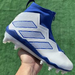 ADIDAS NASTY 2.0 “WHITE / BLUE” FOOTBALL CLEATS (Size 10, Men’s)