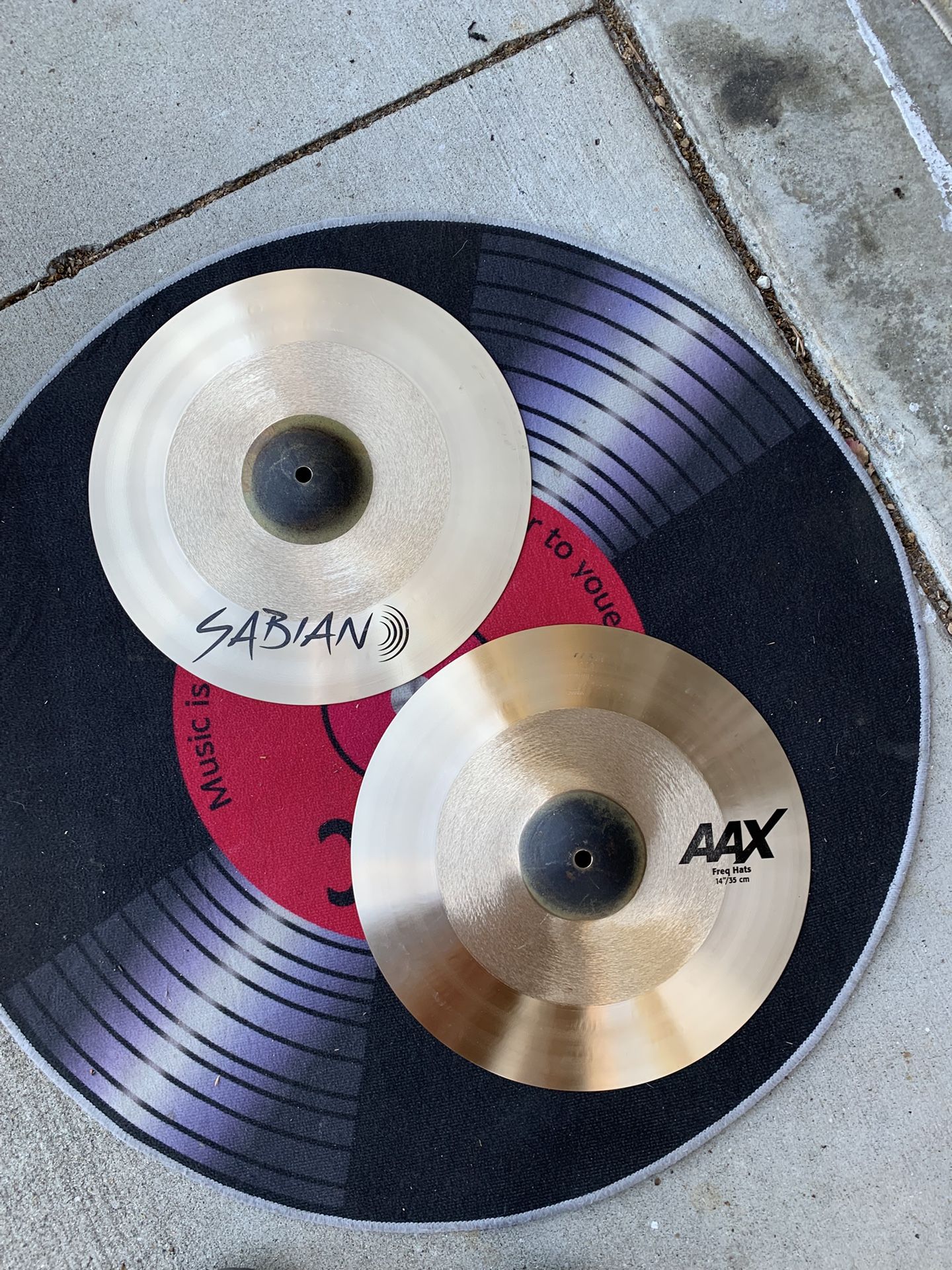 Sabian AAX Series 14” Freq Hi Hat Drum Cymbals BRAND NEW Retails for $499