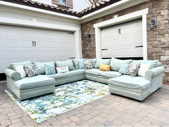 Super Size Double Chaise Sectional