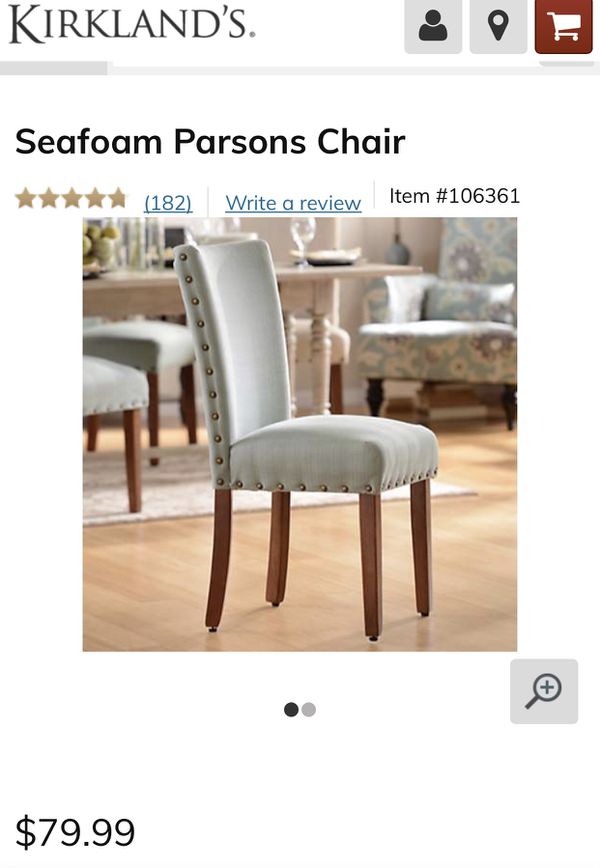 Kirkland S Seafoam Dining Room Chairs All 4 For 80 For Sale In