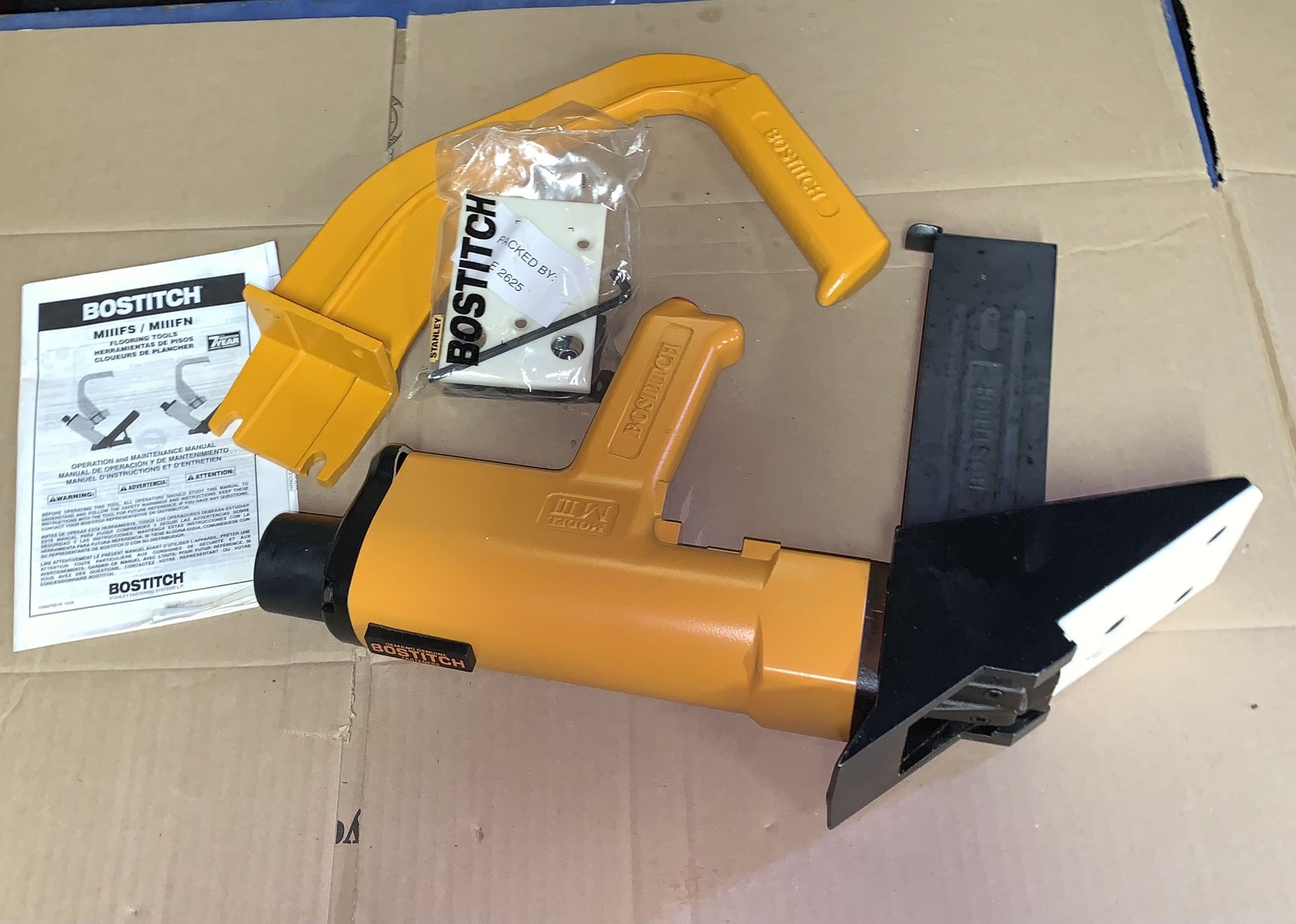 Bostitch Pneumatic Industrial Flooring Stapler Model MIII