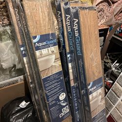 6 boxes of laminate flooring aqua guard