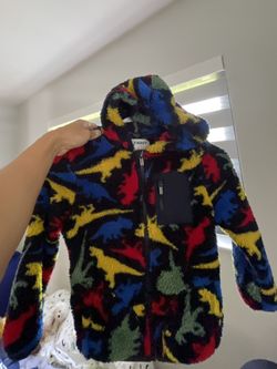 Old Navy Dinosaur Colored Sherpa Sweater 5T