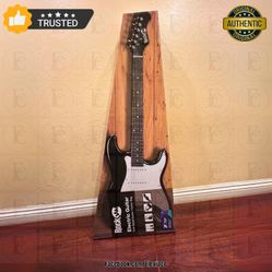 🏆 New | RockJam Full Size Electric Guitar with Bag – Black ST Style 