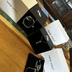 Nine West Watch and Bracelet Set 