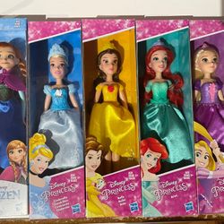 Brand New Disney Princess Doll Lot