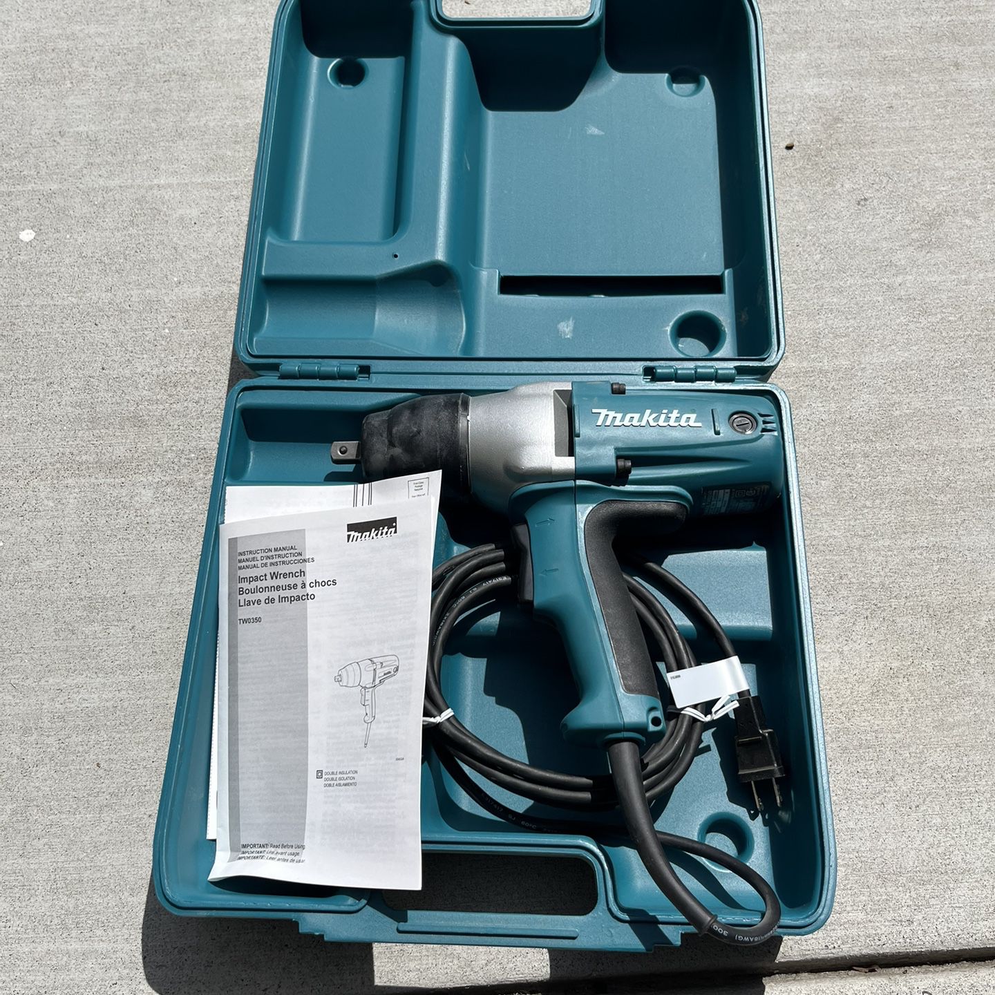 Makita 1/2 Impact Wrench Corded Electric Power Tool