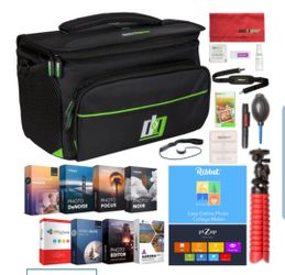 Camera Bag + Software Bundle+ Tripod & Bonus Accessory Kit