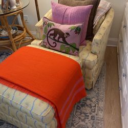 Club Chair And Ottoman 