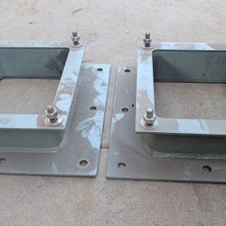 2) 13.5" Bolting Cable Transit Mct Counterframe Steel Conduit Passthrough Industrial Box HMFBX Marine Hts GX Wireway Flange 