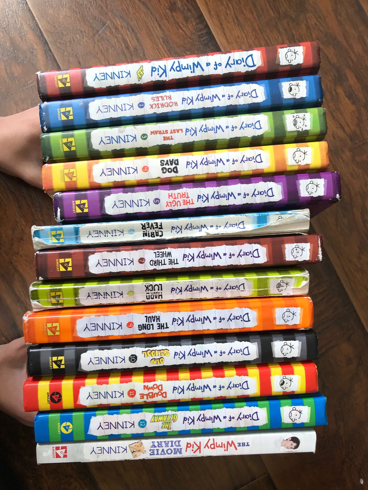 Diary of a Wimpy kid series and Big Nate series