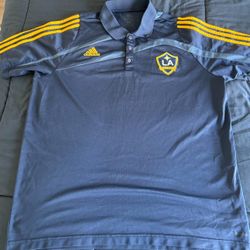 Vintage L.A. Galaxy Adidas Polo Shirt 