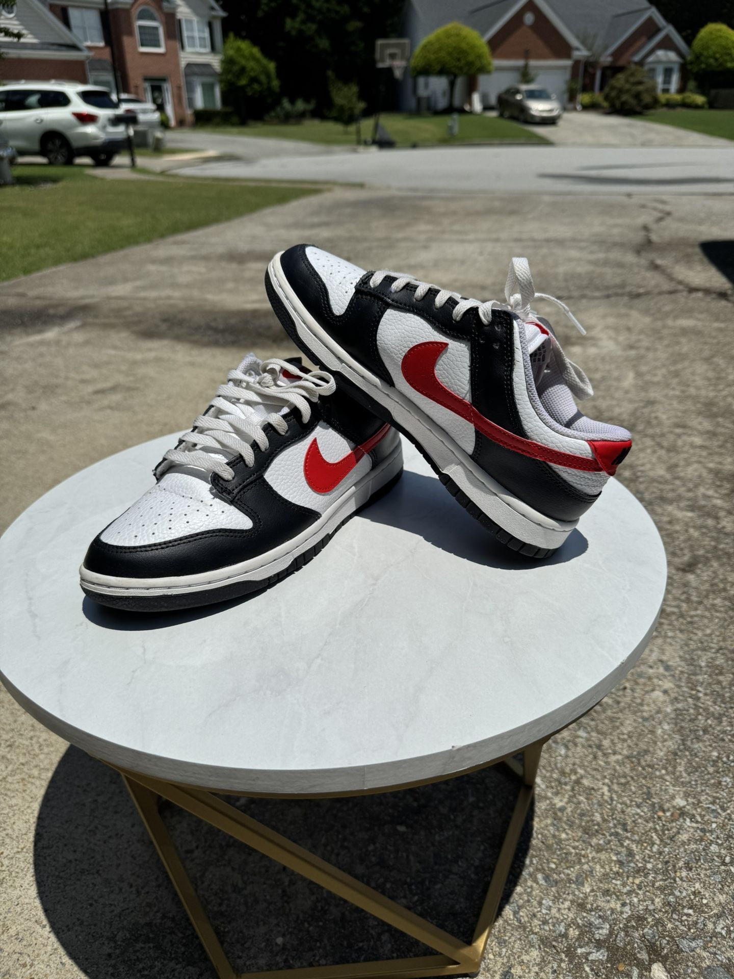 Nike Dunk Low Retro ‘Black White Red’ – Women’s Size 9