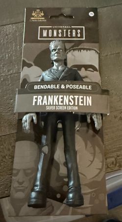 Universal Monsters Frankenstein Bendable Figure Silver Screen Edition