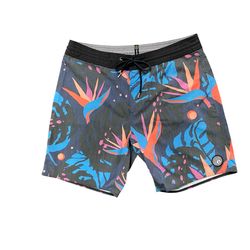 Volcom Mentawais Men’s Board Shorts Black/Tropical Size 34