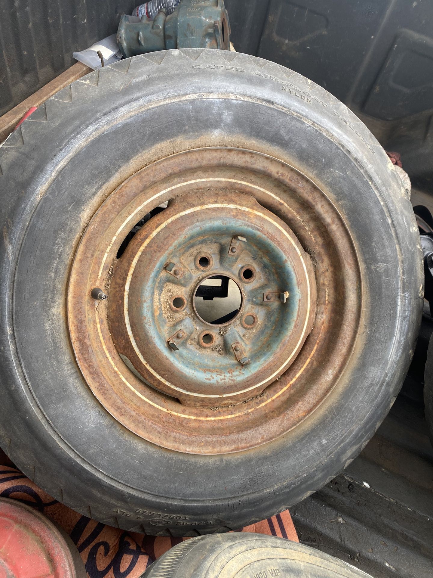 1949 Chevy 5 Lug Stock Steel Wheels With The Clips 1950 Chevy 1951 Chevy 1952 Chevy 1953 Chevy Also Fits 1954 Chevy Cars