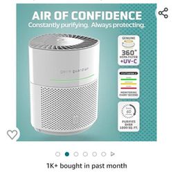 Airsafe+ Intelligent Air Purifier with UV-C Light, Air Quality Sensor