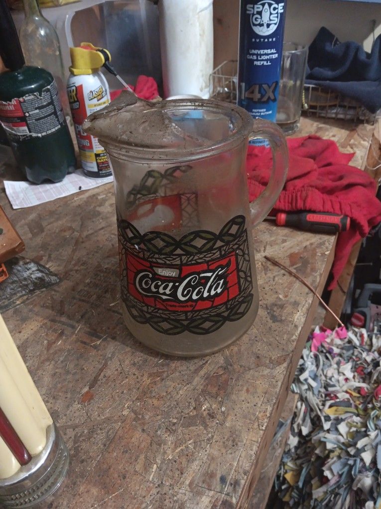 Old Coca Cola Pitcher