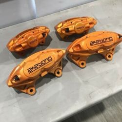 Orange Akibono Calipers 