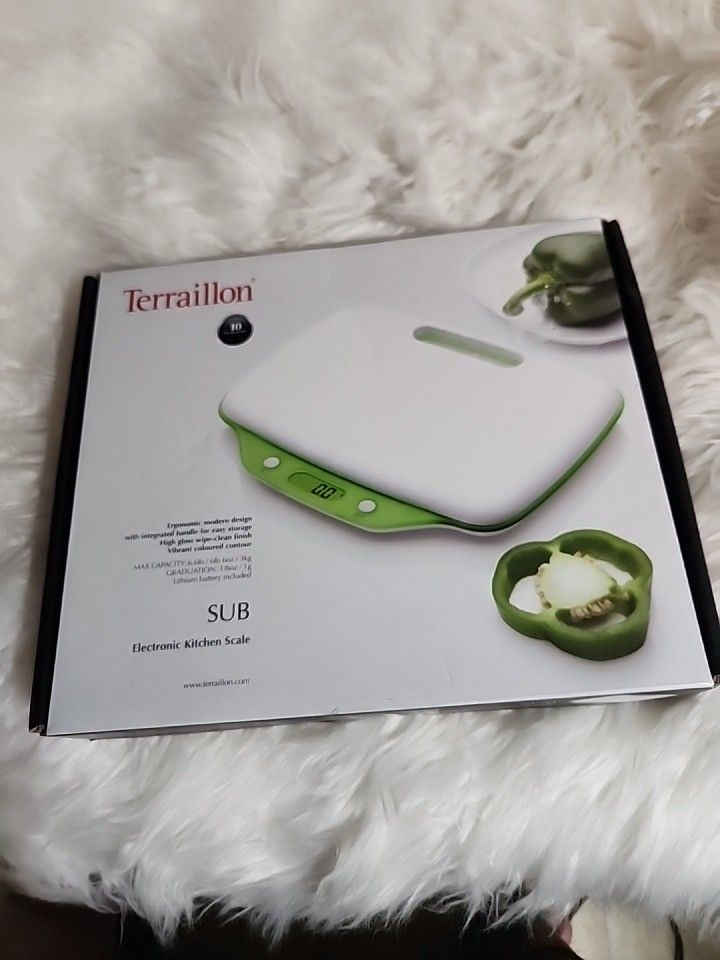 Terraillon Electronic Sub Kitchen Scale New And Box Never Open