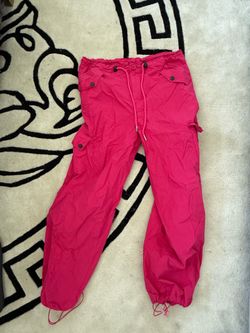 SON pink cargo pants Size M #cargo #pink