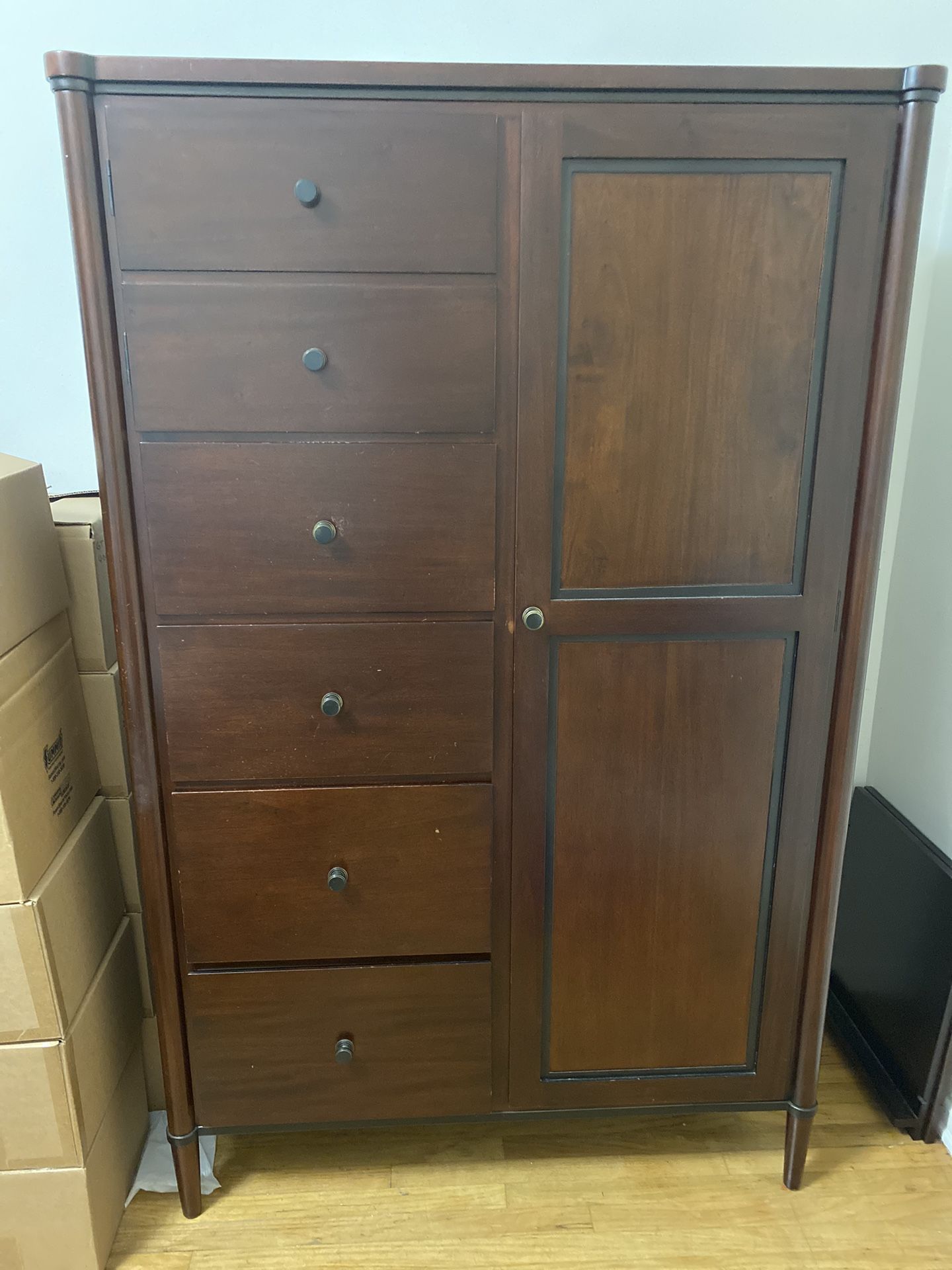 Crate & Barrel Clothing Armoire