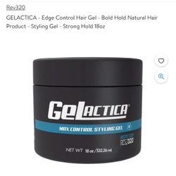 GELACTICA - Edge Control Hair Gel - Bold Hold Natural Hair Product - Styling Gel - Strong Hold 18oz