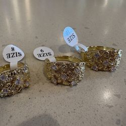 14k Nugget rings 