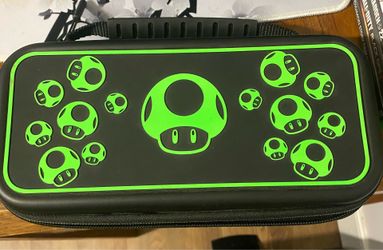 Nintendo switch case, glows in the dark