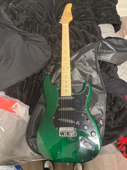 Glarry Electric Guitar Stratocaster Style Green