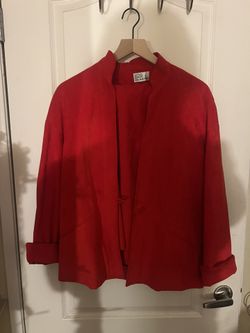 Vintage Suade Skirt Suit Size 10