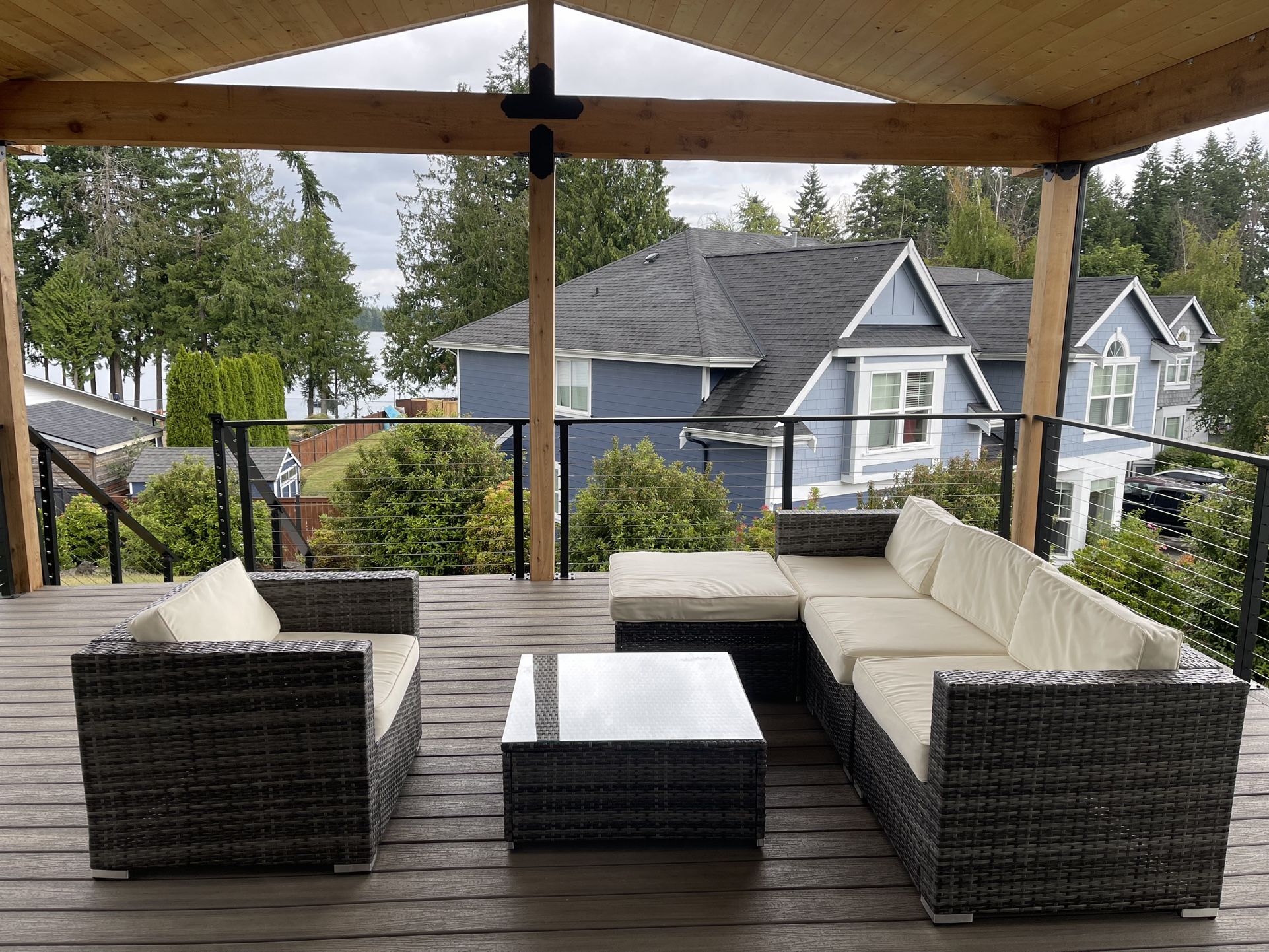 6 Piece Outdoor Patio Furniture Set