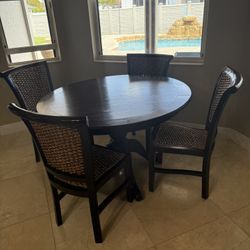 Breakfast nook Table And Chair Real Wood 